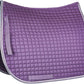 HORZE Adepto Quilted Quick-Dry Dressage Saddle Pad for Horses with Two-Tone Trim