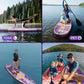 CETANA 11'6×35" Extra Wide Stand Up Paddle Board for Adults & Youth, 400lb Capacity Inflatable Paddle Board, Sup for 2+1 Person with Removable US Fin, 100L Backpack, Floating Paddle, Safety Leash