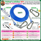 Dog Tie Out Cable and Stake for Yard,(up to 200lbs) 360°Swivel Run Anchors- No Tangle,with 30FT Heavy Duty Tie Out Cable for Dogs,Dog Runner for Yard,Ideal for Outdoor Camping