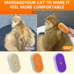 4 in 1 Cat Steam Brush for Shedding, Rechargeable Pet Steam Groomer Brush, Massage, Cleaning, Shedding & Combing Multifunctional Hair Removal Comb for Cats Dogs (White)