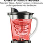 Hamilton Beach Wave Crusher Blender for Smoothies With 40 Oz Glass Jar and 14 Functions, Ice Sabre Blades & 700 Watts for Consistently Smooth Results, Black & Stainless Steel (54220)