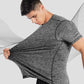 Zengjo Athletic Shirts for Men Short Sleeve Quick Dry Workout Running Gym Sport Exercise Tee Moisture Wicking