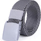 JASGOOD Nylon Canvas Breathable Military Tactical Men Waist Belt With Plastic Buckle