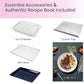Retro Style Infrared Heating Air Fryer Toaster Oven, Extra Large Countertop Convection Oven 10-in-1 Combo, 6-Slice Toast, Enamel Baking Pan Easy Clean with Recipe Book, Classic Pink Color