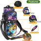 icolor Water Bottle Carrier Bag with Strap 25/32/40 oz Crossbody Bottle Holder with Phone Pocket Sling Sleeve Insulated Neoprene Water Bottle Pouch for Walking Travelling