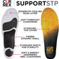 CURREX SupportSTP – Arch Support Insole w/Superior Cushioning & Airflow, Heavy Duty Shell for Less Fatigue – Comfort, Athletic, Casual and Work Shoe Inserts, Men & Women – High Arch, XL