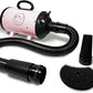 Flying Pig High Velocity Dog Pet Grooming Dryer w/Heater (Pastel Pink w/Grey Logo)