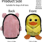 Squeaky Dog Toys 3 Pack, Soft and Tough Dog Plushes, No Stuffed Toy Sets, Durable Pet Chew Toys for Small, Medium and Large Dogs Interact and Reduce Boredom