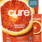 Cure Hydration | Plant-Based Electrolyte Drink Mix | No Added Sugar | FSA-HSA | Dehydration Relief Powder Made with Coconut Water | Non-GMO | Vegan | Pouch of 14 Packets - Blood Orange
