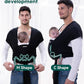 BABELIO Baby Wraps Carrier with Adjustable Buckle, Easy to Wear Lightweight Baby Carrier Newborn, Hands Free Toddler Infant Slings 7-35lbs Black