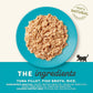 Applaws Natural Wet Kitten Food in Broth, Limited Ingredient Canned Wet Kitten Food, No Additives, Made with Natural Ingredients, Tuna Fillet in Broth (24 x 2.47oz Cans)