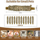 Fhiny 12 PCS Rabbit Chew Sticks, Natural Papaya Wood Seagrass Guinea Pig Chew Toys for Teeth Small Animal Molar Sticks Snacks for Bunny Guinea Pig Chinchilla Ferret Hamster Gerbil Dental Care