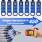Heavy Resistance Bands for Working Out, 350lbs/450lbs Exercise Bands with Handles, Workout Bands Set for Men, Fitness Weight Bands for Muscle Strength Training, Stretching, Slim, Home Gym Equipment