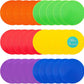 Spot Markers 9 Inch Non Slip Rubber Floor Markers Flat Field Cones Poly Dots for Soccer Basketball Sports Speed Agility Training and Drills