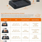 Feandrea Dog Bed, Orthopaedic Dog Sofa Bed for Large Dogs, Waterproof Ped Bed with Removable Washable Cover, 48 x 33.5 x 9.5 Inches, Dark Gray UPGW234G02