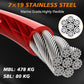 XiaZ 30ft Dog Tie Out Cable, Heavy Duty Dog Chains for Outside with Lockable Hook, Pet Runner Cable Leads for Yard, Dogs Line Tether for Small Medium Large Dogs Up to 125 LBS