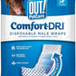 OUT! PetCare Disposable Male Dog Wraps, Puppy Pee Wraps, Belly Bands for Dogs, Leak Proof, Wetness Indicator, Puppy and Doggie Diaper for Peeing, Medium/Large, 32 Count