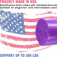 Yes4All Medium Firm Round PE Foam Roller 12, 18, 24, 36 Inches for Pilates, Yoga, Stretching, Balance & Core Exercises