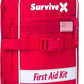 Large First Aid Kit for Car, Travel & Home - Emergency Kit for Hiking, Camping, Backpacking and Outdoors - Includes Zip Stitch Wound Closure Strips