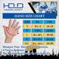 HANDLANDY Fingerless Work Gloves for Men, Half Finger Working Glove Grip Shock-Absorbing Breathable Uwrist TPR Anti-Collision Gloves for Mens & Women (L)