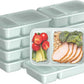 Bentgo 20-Piece Lightweight, Durable, Reusable BPA-Free 2-Compartment Containers - Microwave, Freezer, Dishwasher Safe - Mint