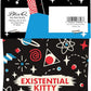 Blue Q Existential Kitty Catnip Cat Toy. Premium Organic Catnip Grown in The USA, 100% Cotton Pouches, Kitty Graphics Sure to Delight Every Cat-Keeper.