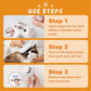 Cat Steam Brush for Indoor Cats, Dog Brush for Shedding, Spritz Defur Comb for Short & Long Hair, Pet Spray Hair Removal Comb, USB Rechargeable Grooming Supplies Steam Brush for All Pets (White)