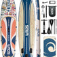 Inflatable Paddle Boards 11'x33'', Stand Up SUP Paddle Board Inflatable for Adults Youth, Extre Wide & Non-Slip Sup of All Skill Levels