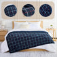 L'AGRATY Weighted Blanket - 48"x72" 15lbs Soft Breathable Heavy Blanket Flannel Material with Glass Beads for Adult All-Season Summer Fall Winter Soft Thick Comfort