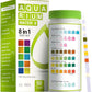 AAwipes 8-in-1 Aquarium Test Kit for Fish Tanks - Quick & Accurate Water Testing Strips for Aquariums & Ponds. Tests pH, Ammonia, Alkalinity, Hardness, Chlorine, etc. (K02-50)