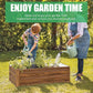 SnugNiture Galvanized Raised Garden Bed 4x4x2FT Outdoor Large Metal Planter Box Steel Kit for Planting Vegetables, Flowers