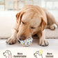 2.36'' Dog Balls for Dogs Aggressive Chewers Indestructible Tennis Durable Bouncy Interactive Dog Toy Balls for Fetch Game Floating Training(White Medium)