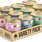 Weruva Classic Cat Food, Variety Pack, Paw Lickin' Pals Wet Cat Food, 3oz Cans (Pack of 24)