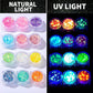 Teenitor 12 Colors Glow in The Dark Glitter Gel, Face Glitter Body Glitter Gel Hair Glitter for UV Black Light Halloween Makeup Raves Festivals