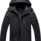 CREATMO US Men's Mountain Waterproof Ski Jacket - Windproof Snowboarding Warm Winter Coat Raincoat