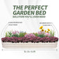 1MORE Galvanized Raised Garden Bed- Planter Garden Boxes Outdoor, Raised Beds for Gardening, 8x2x1ft Metal Garden Bed Kit for Vegetables Flower, Planter Raised Beds with Protective Tape & Tools.White