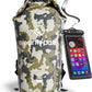 Earth Pak Waterproof Dry Bag - Roll Top Waterproof Backpack Sack Keeps Gear Dry for Kayak with Waterproof Phone Case