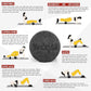 Yes4All Medium Firm Round PE Foam Roller 12, 18, 24, 36 Inches for Pilates, Yoga, Stretching, Balance & Core Exercises