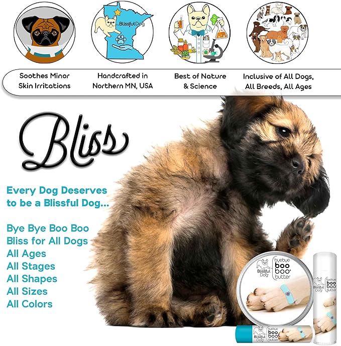 The Blissful Dog .15 oz Tube Dachshund Booboo Butter