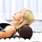 Leewadee Small Yoga Bolster – Shape-Retaining Cervical Neck Roll, Tube Pillow for Comfortable Reading, Kapok Filling, 22 x 6 x 6 inches