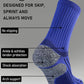 Elite Cushioned Compression Mid-crew Socks 4-Pack for Youth Women Men