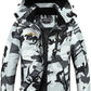 MOERDENG Women's Waterproof Ski Jacket Warm Winter Snow Coat Mountain Windbreaker Hooded Raincoat Jacket