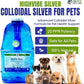 Colloidal Silver for Dogs, Cats, Horses & Birds - 20 PPM Effective Wound Care, Hot Spot Treatment, Skin Relief & Immune Support - All-Natural Pet Colloidal Silver (1 Gallon)