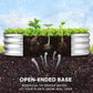 JERIA Raised Garden Bed,Galvanized Raised 2 Pcs 4×2×1ft Planter Boxes Outdoor with Easy Assembly, Large Garden Bed for Vegetables, Fruits, Flower
