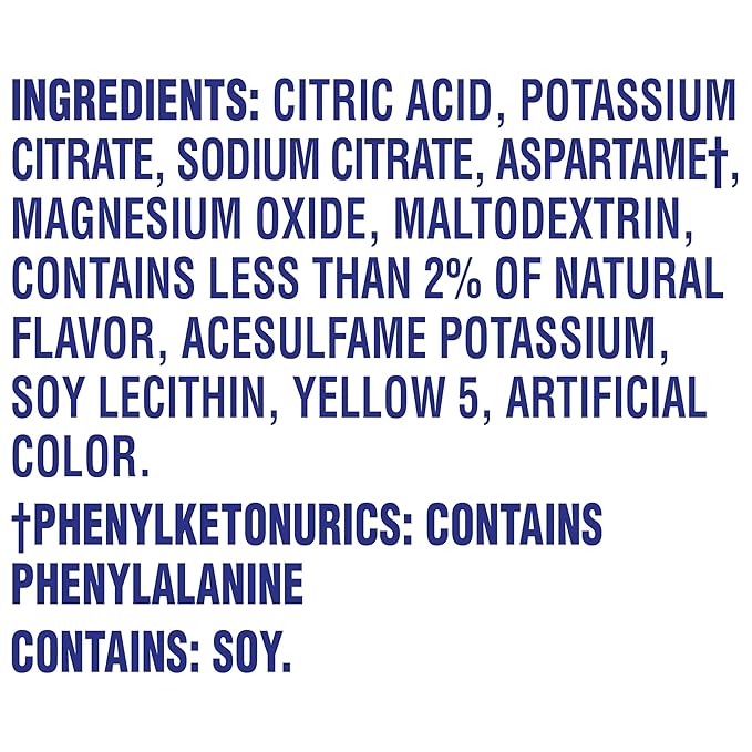 Crystal Light Lemonade Naturally Flavored with other natural flavor Powdered Drink Mix, 120 ct Pack, 4 Boxes of 30 On-the-Go-Packets