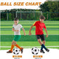12 Pack Operation Christmas Bulk Items Soccer Ball with Pump Needles, Official Size 3/4/5 Soccer Ball Deflated Gift for Christian Charity Donation Training Practice