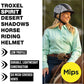 Troxel Spirit MIPS Technology Full Coverage Horse Riding Helmet, Horseback Riding Gear for Equestrians, Extra Small/Youth (6-1/4-6-1/2), Desert Shadows