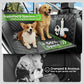 Zanch 2025 Upgraded Dog Car Seat Cover, 400 lbs Heavy Duty Hard Bottom, Waterproof & Anti-Scratch Back Seat Protector, Nonslip Pet Hammock Extender for Large Trucks, SUVs, Vans, XL-Orange