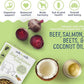 Side by Side Beef & Salmon Stew, Neutral Dog Food for All Breeds, Made of Whole Foods, Every Ingredient Has a Purpose, No Artificial Additives, Fillers, or Gums, Ready to Serve, 12.5 oz, Case of 12