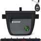 Gobeigo Dog Treat Pouch and Training Clicker, Upgrade Two Magnetic Closure to Prevent Spills, 2 Cup Treat Bag with Poop Bag Dispenser, Metal Clip Waist Belt Fanny Pack for Pet Walking (Black/Gray)